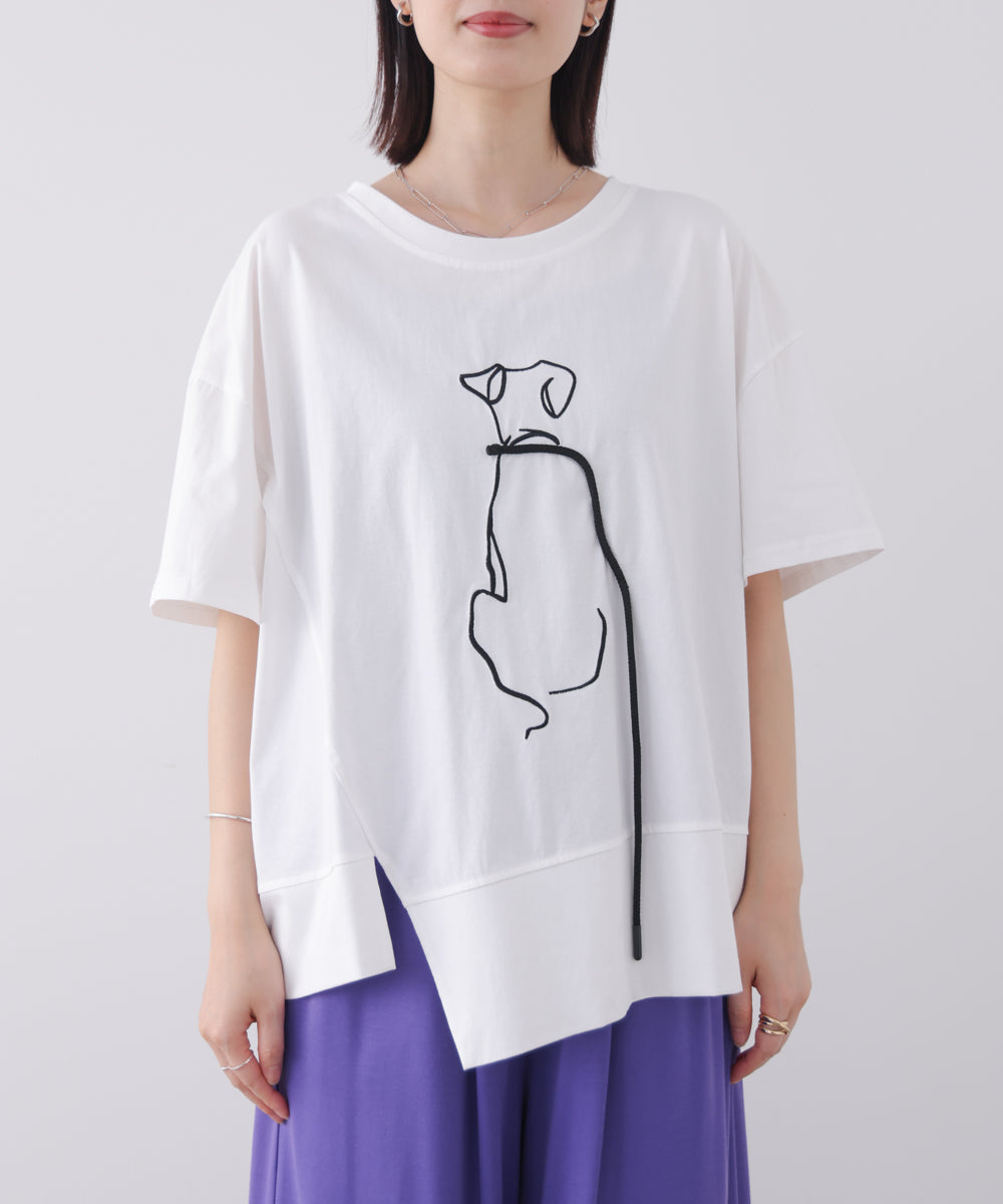 ドック刺しゅうTシャツ