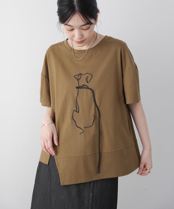 ドック刺しゅうTシャツ