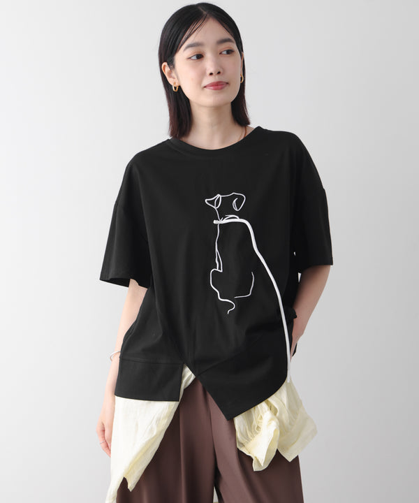 ドック刺しゅうTシャツ