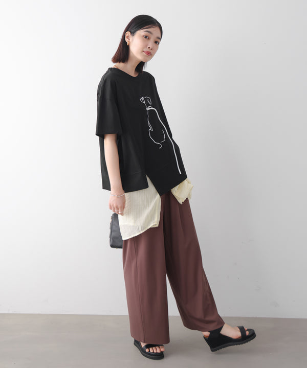 ドック刺しゅうTシャツ