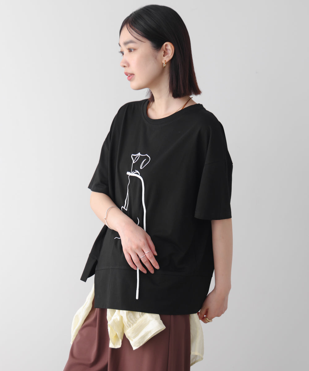 ドック刺しゅうTシャツ