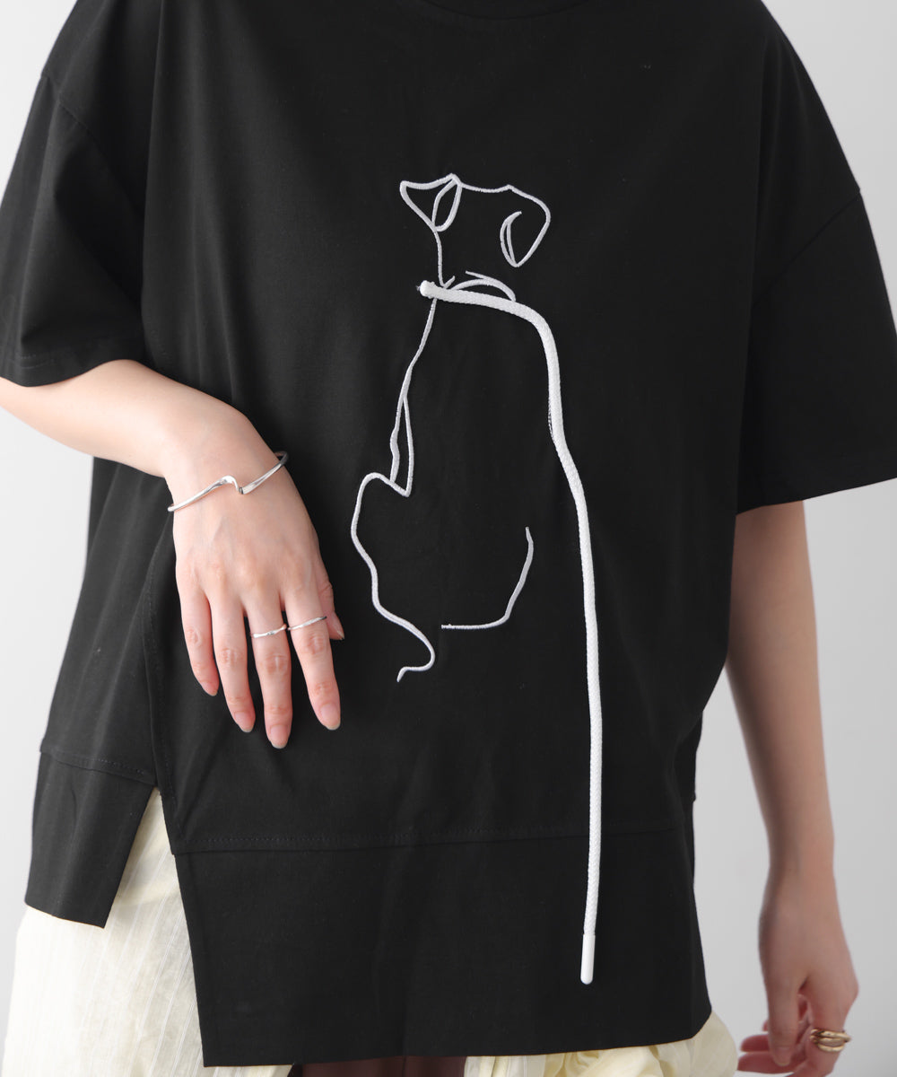 ドック刺しゅうTシャツ