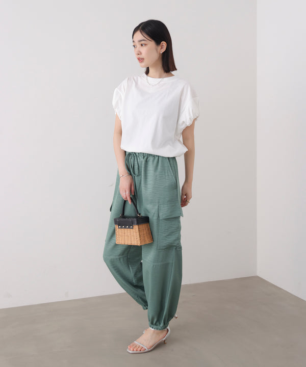 袖バルーンTシャツ
