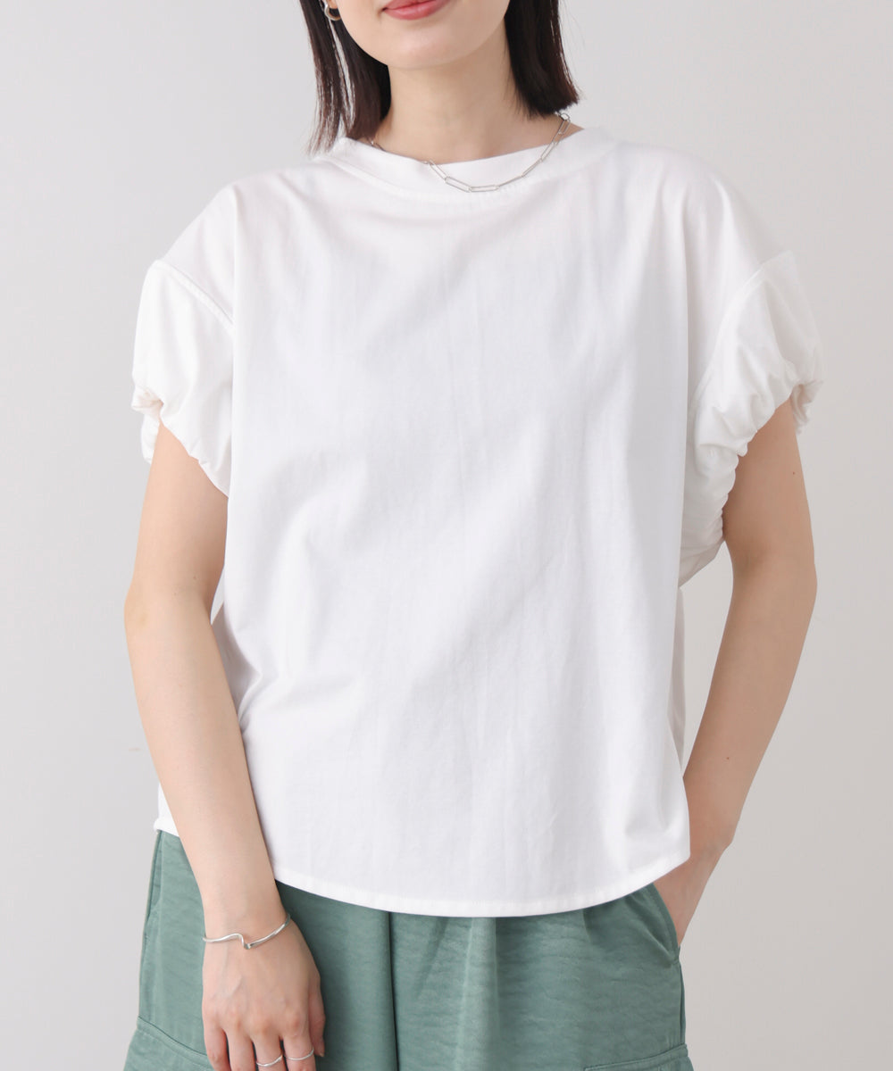 袖バルーンTシャツ