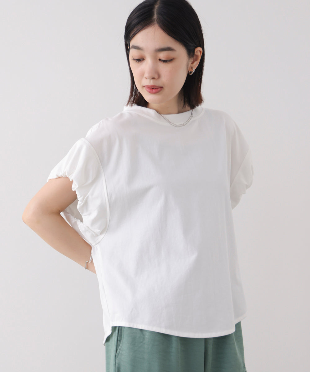 袖バルーンTシャツ