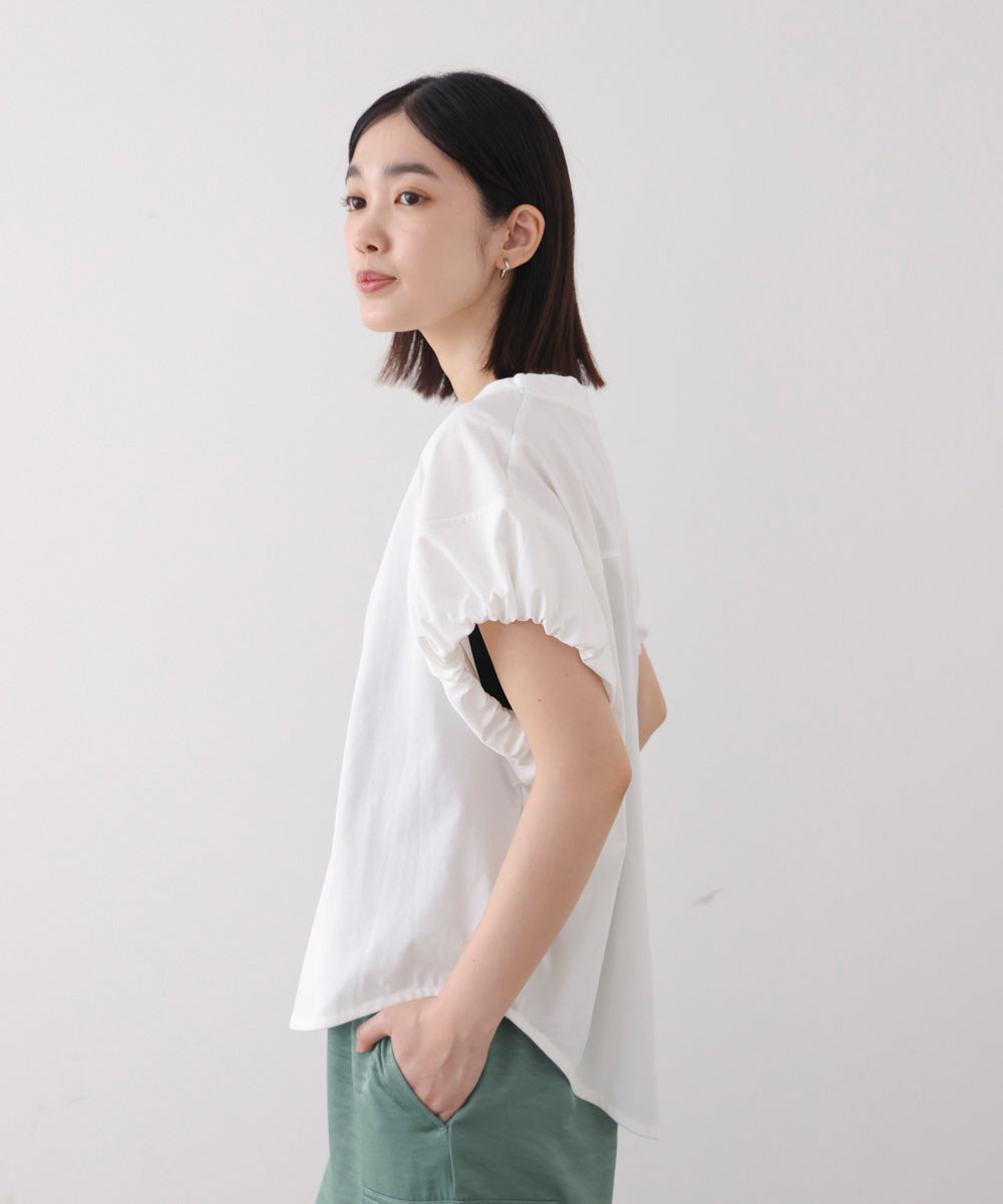 袖バルーンTシャツ