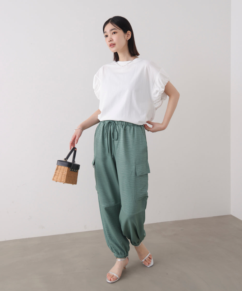 袖バルーンTシャツ