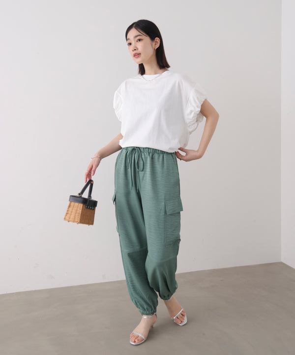 袖バルーンTシャツ
