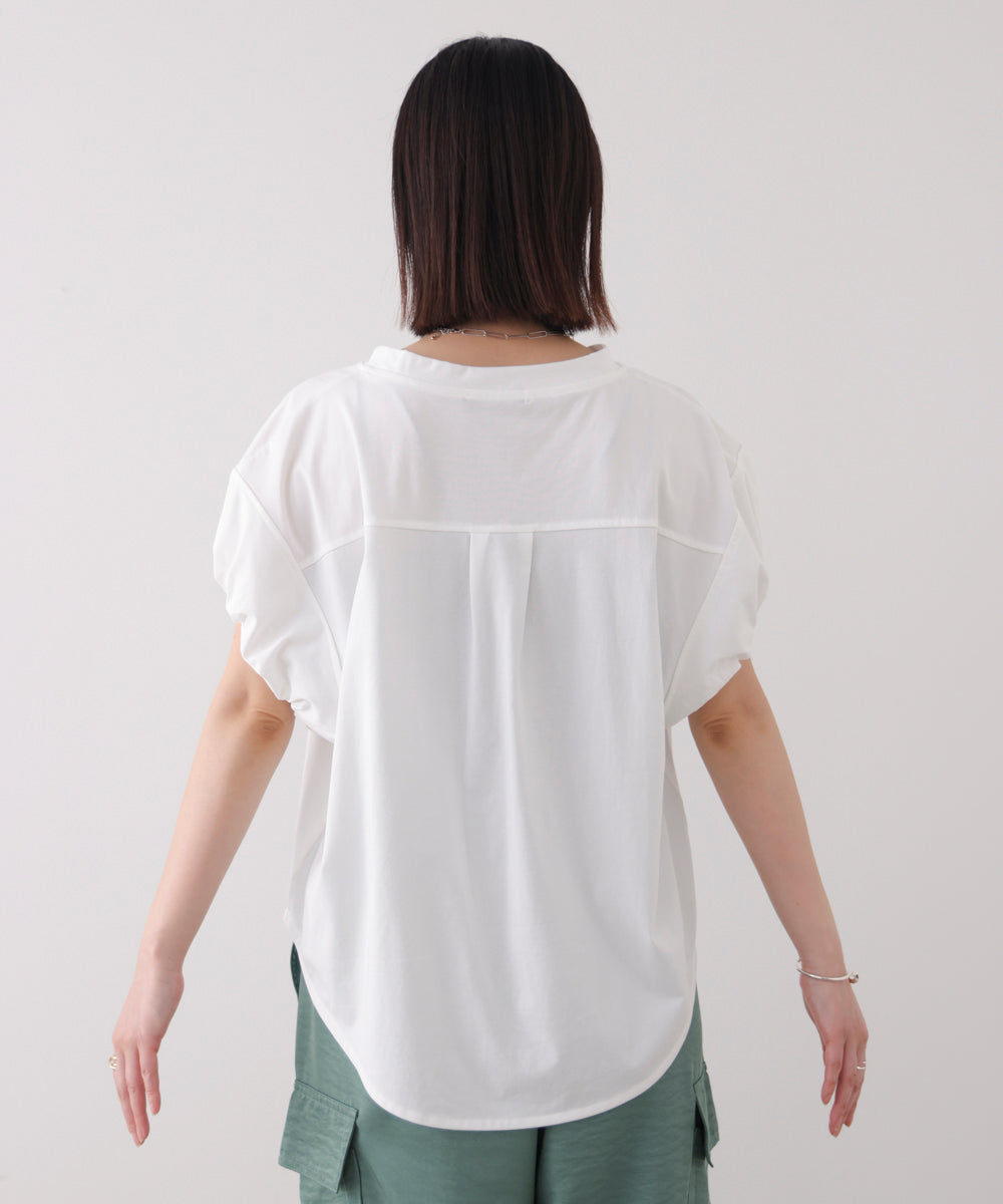 袖バルーンTシャツ