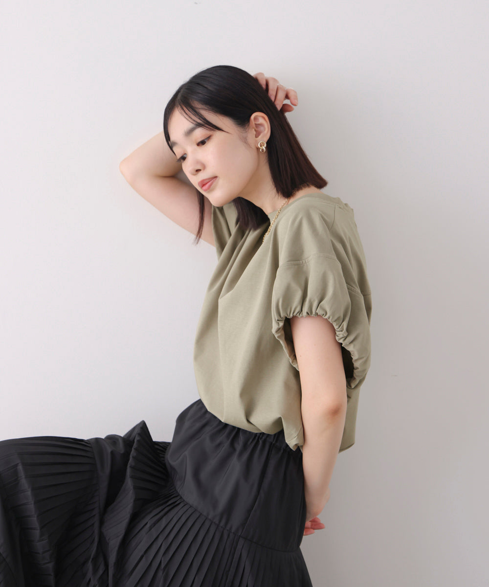 袖バルーンTシャツ