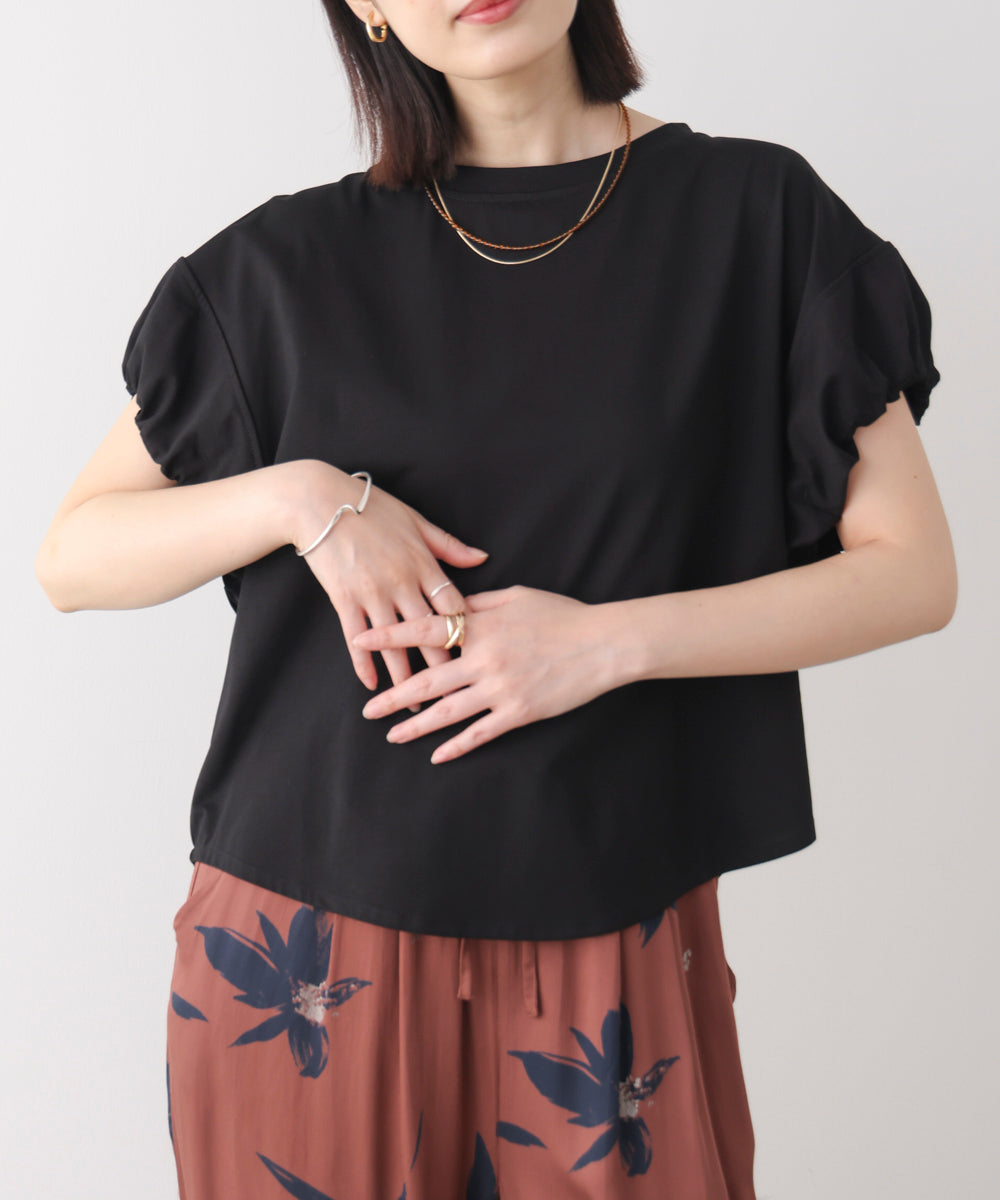 袖バルーンTシャツ
