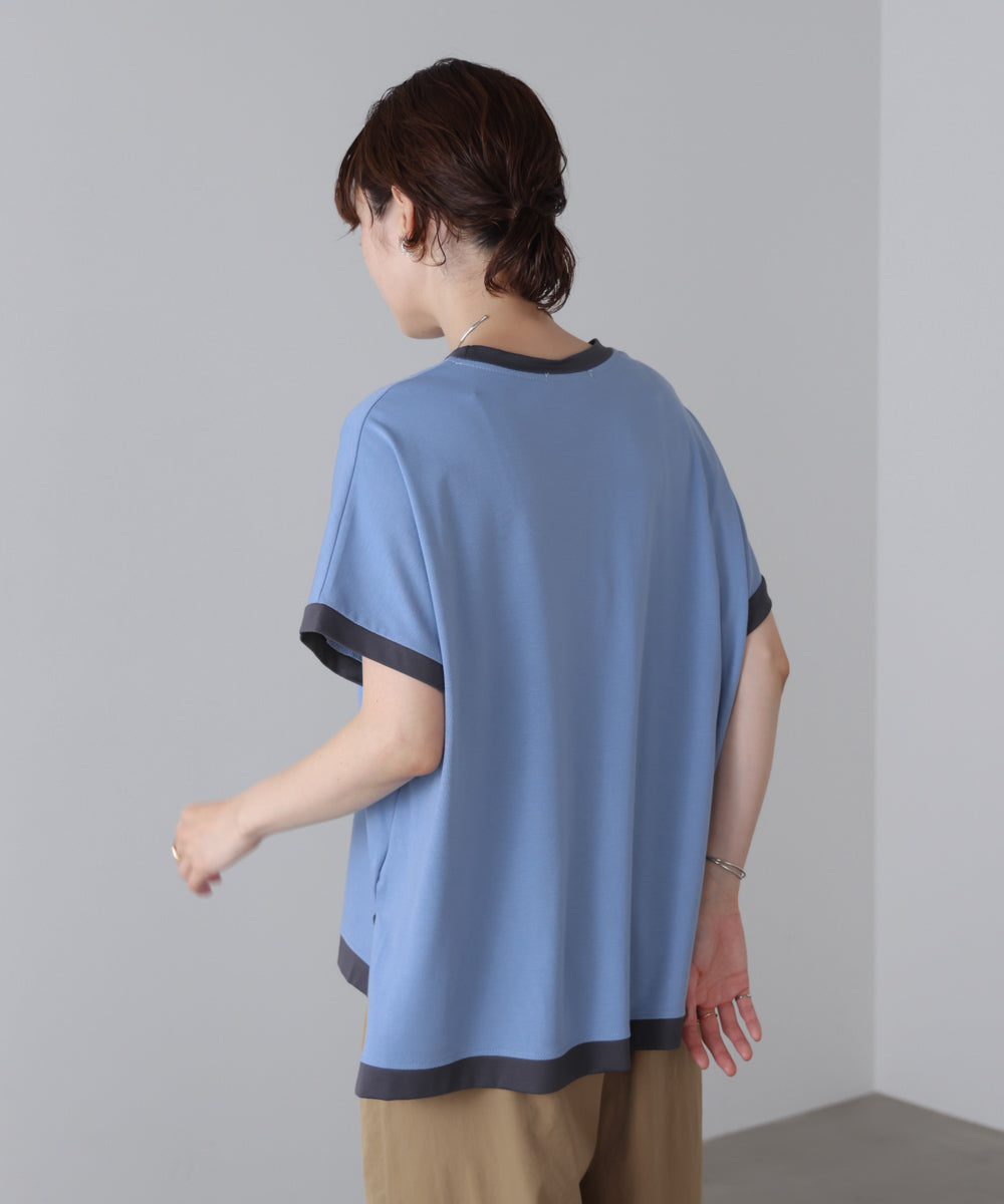 ENFOLD 半袖 Tシャツ バイカラー バイカラーTシャツ