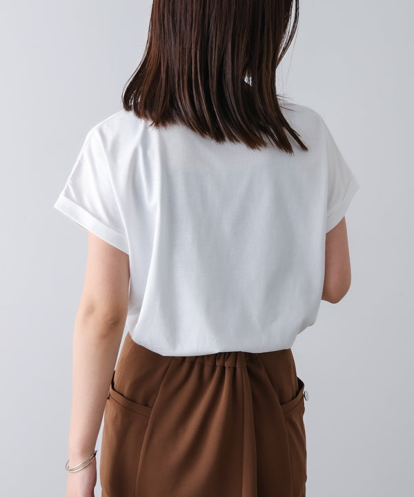 厚盛刺しゅうロゴT-shirt