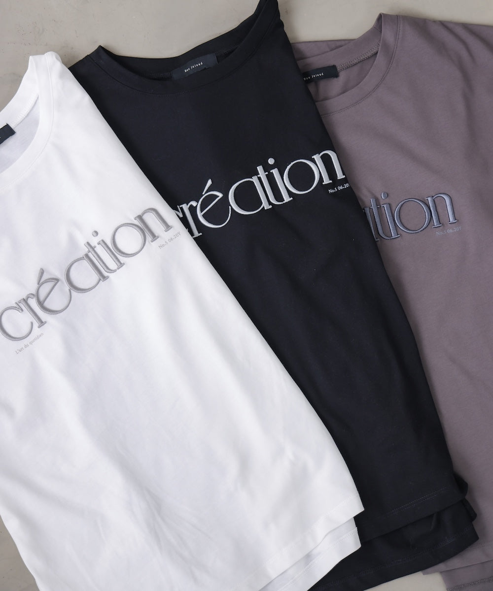 厚盛刺しゅうロゴT-shirt