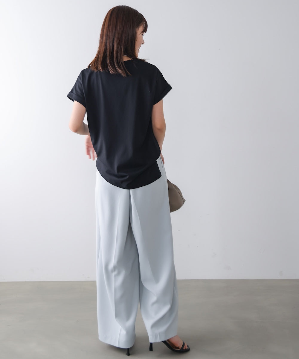 厚盛刺しゅうロゴT-shirt
