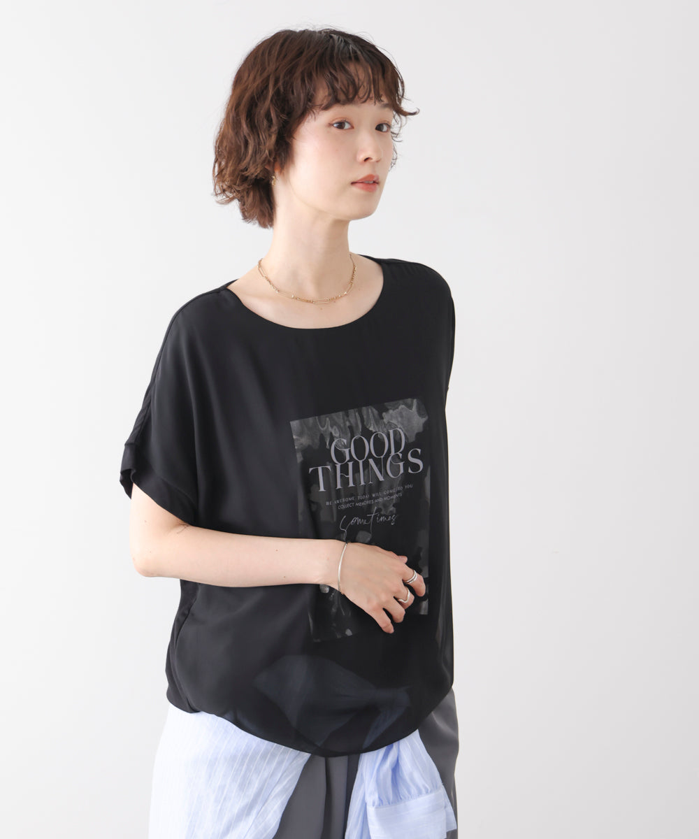 シアーレイヤードニュアンスロゴＴ
