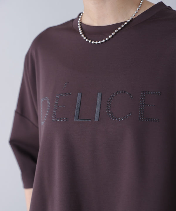 立体刺しゅうビジューロゴＴ