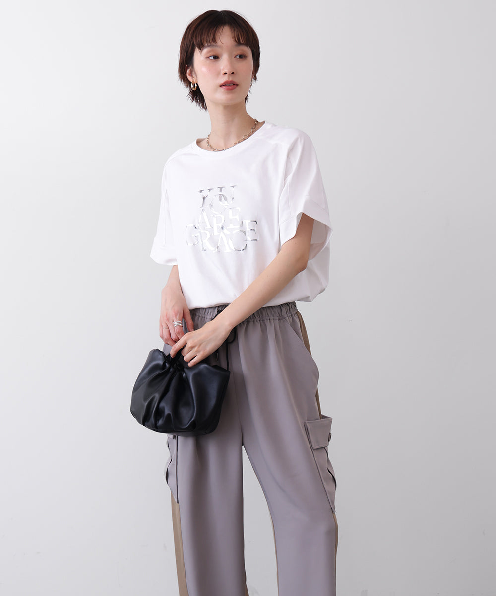 ミラーホットフィックスロゴTシャツ