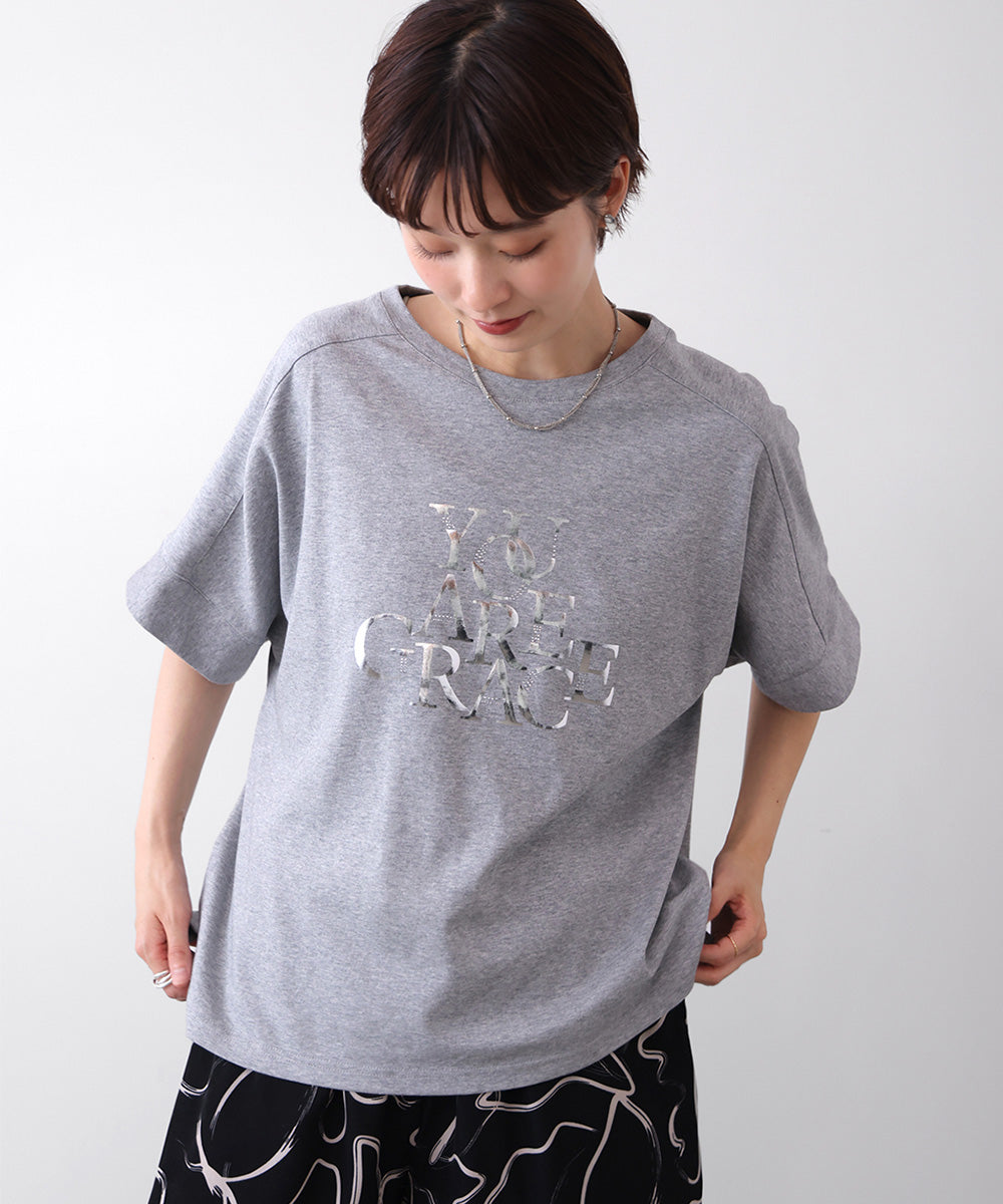 ミラーホットフィックスロゴTシャツ