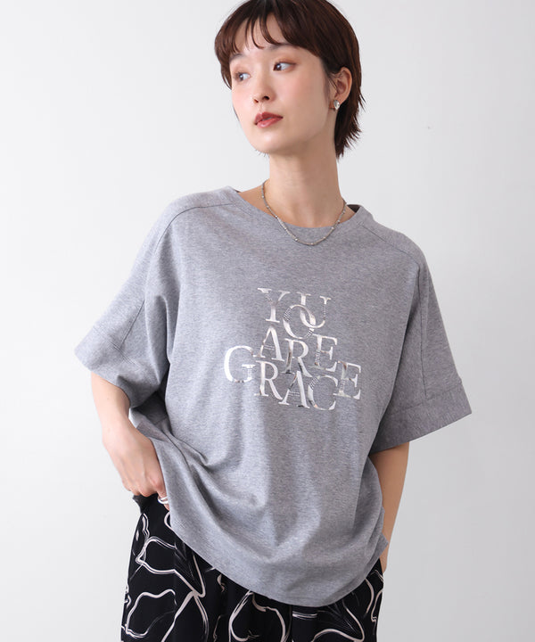 ミラーホットフィックスロゴTシャツ