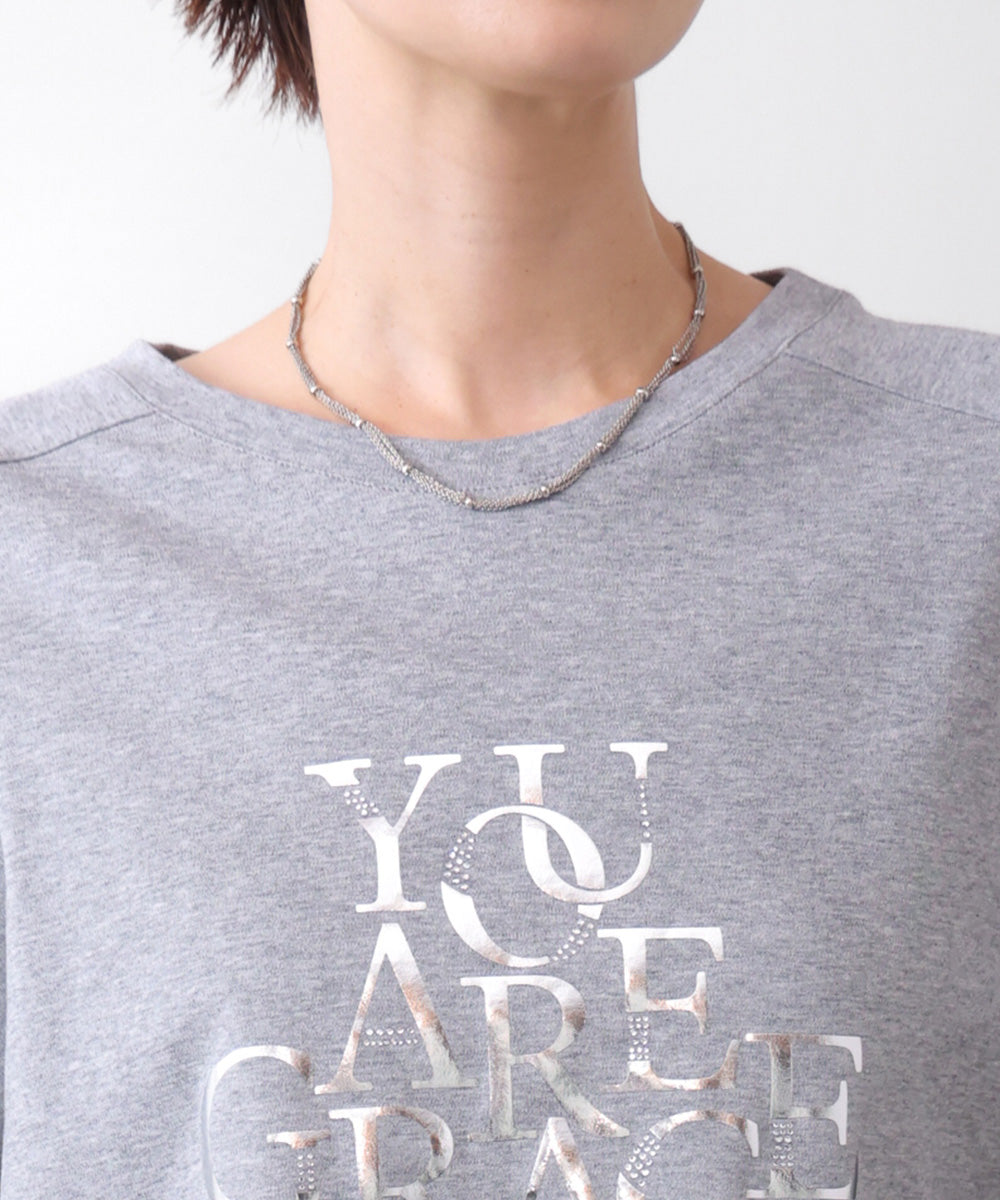 ミラーホットフィックスロゴTシャツ