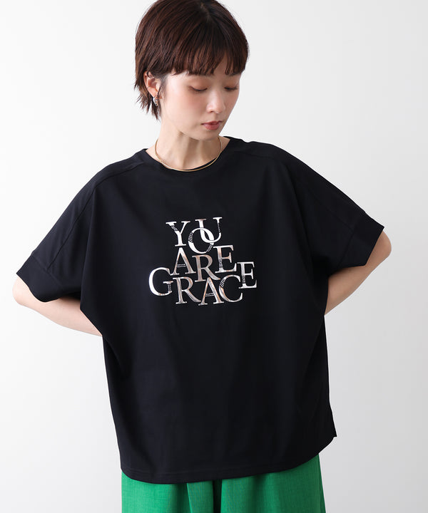 ミラーホットフィックスロゴTシャツ