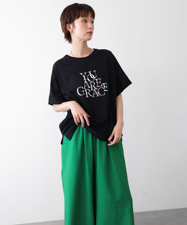 ミラーホットフィックスロゴTシャツ