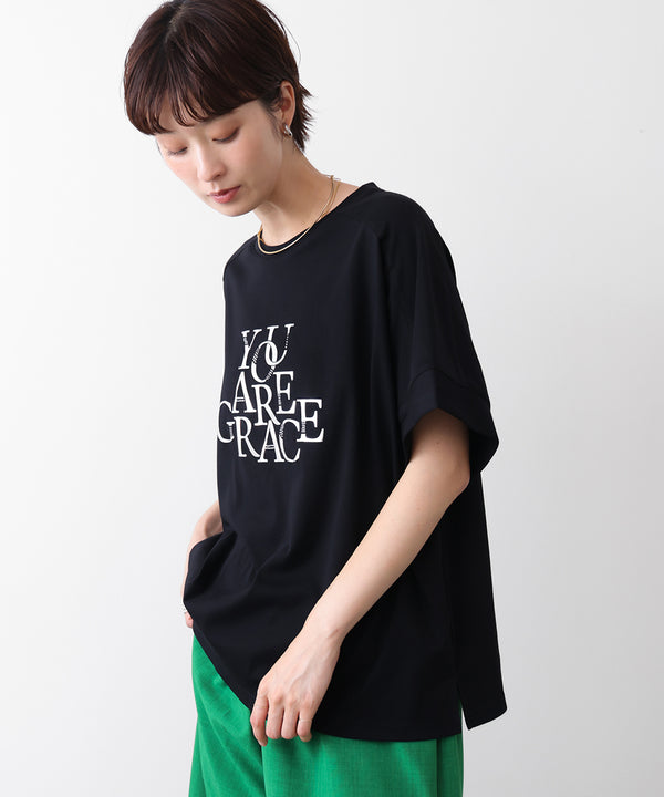 ミラーホットフィックスロゴTシャツ