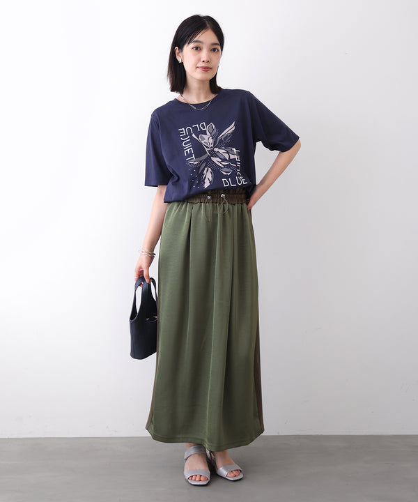 デジタルフラワープリントＴシャツ