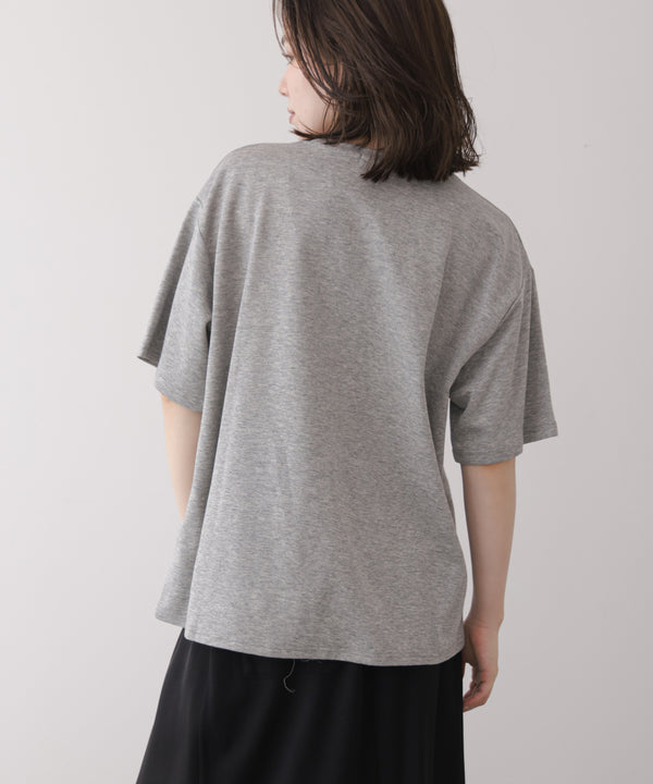 アートフラワーモチーフTシャツ［8/7発送予定］