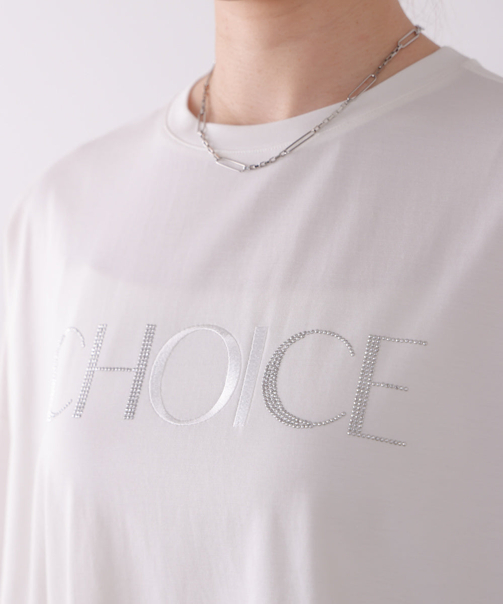 ビジューロゴＴシャツ