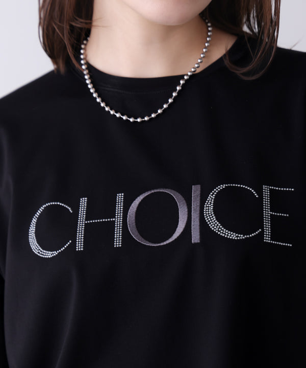 ビジューロゴＴシャツ