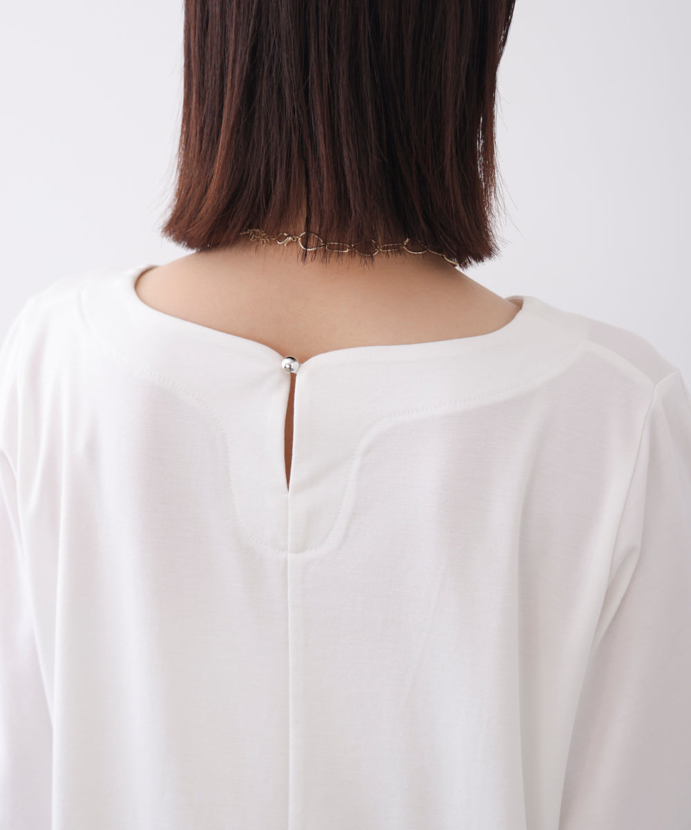 メッシュ切替カットソー