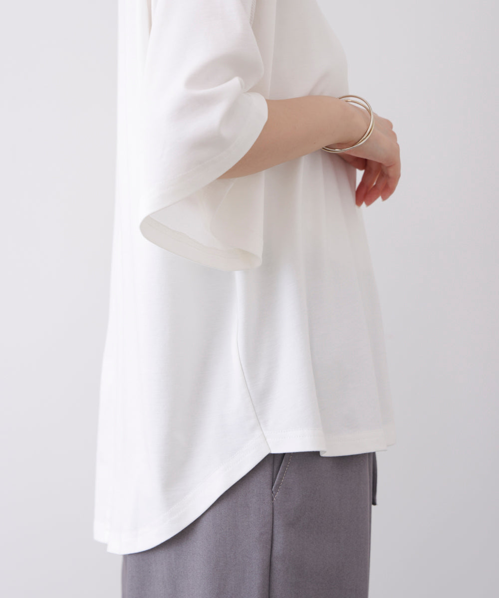 メッシュ切替カットソー