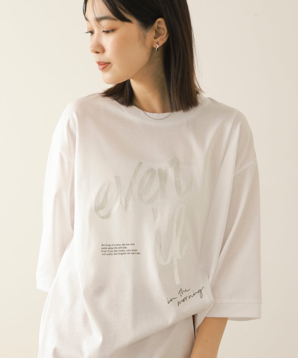 レーヨン天竺2WAYヘムデザインTee［8/27発送予定］