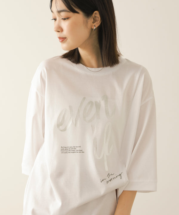 レーヨン天竺2WAYヘムデザインTee［8/27発送予定］