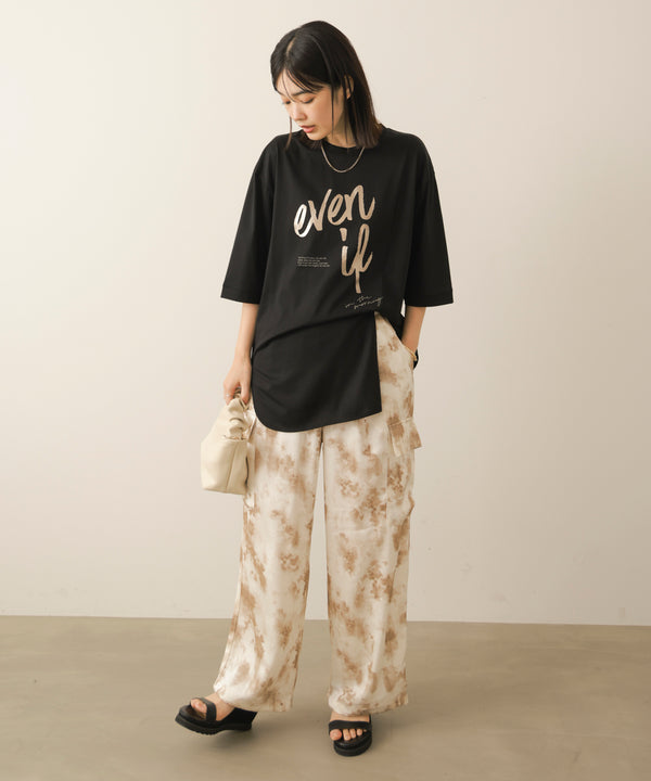レーヨン天竺2WAYヘムデザインTee［8/27発送予定］