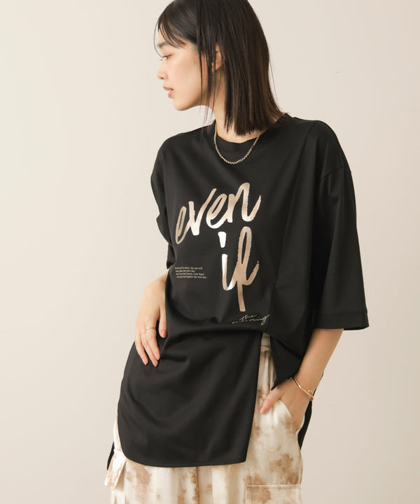 レーヨン天竺2WAYヘムデザインTee［8/27発送予定］