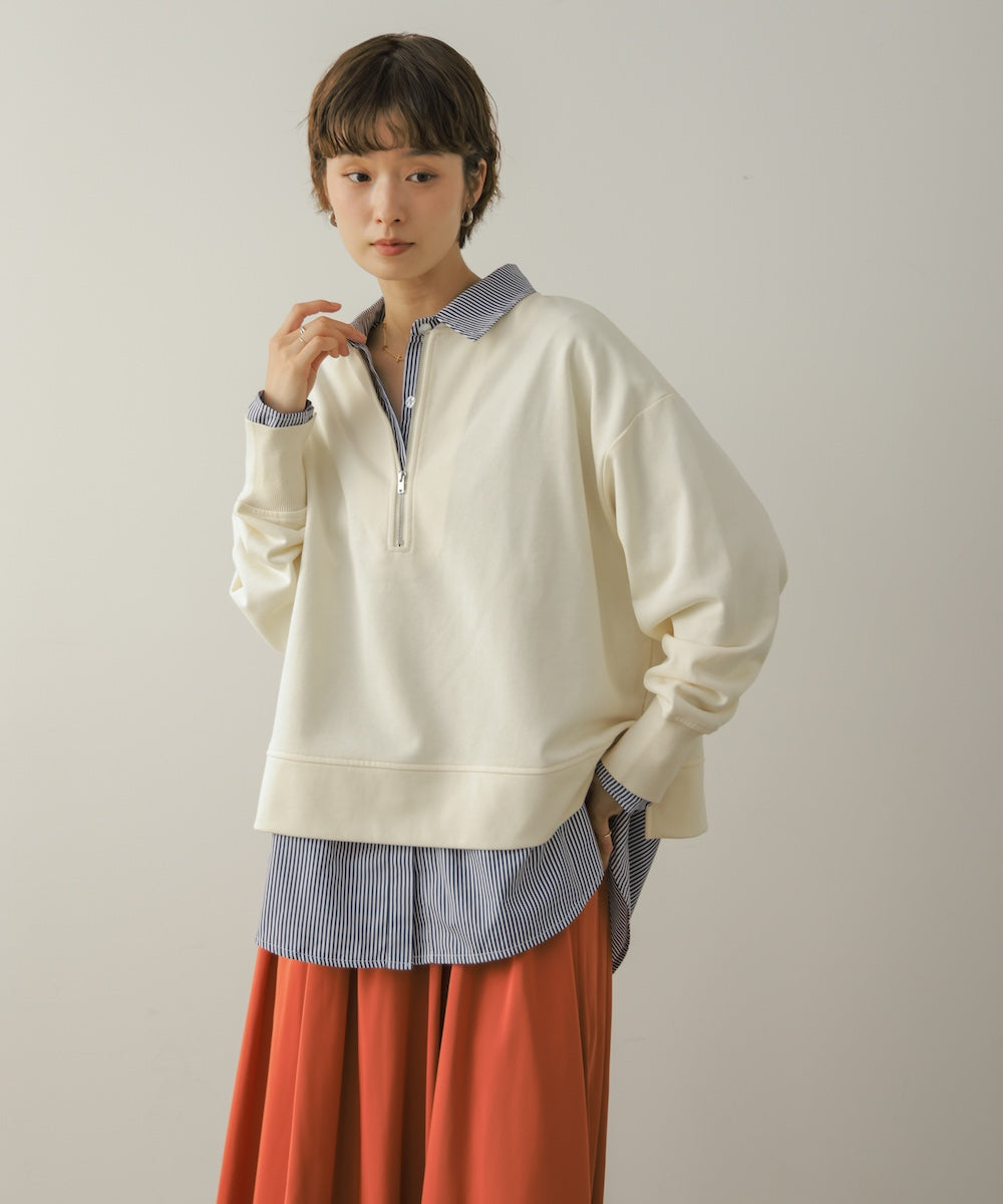 シャツSETハーフジップセット［9/25発送予定］