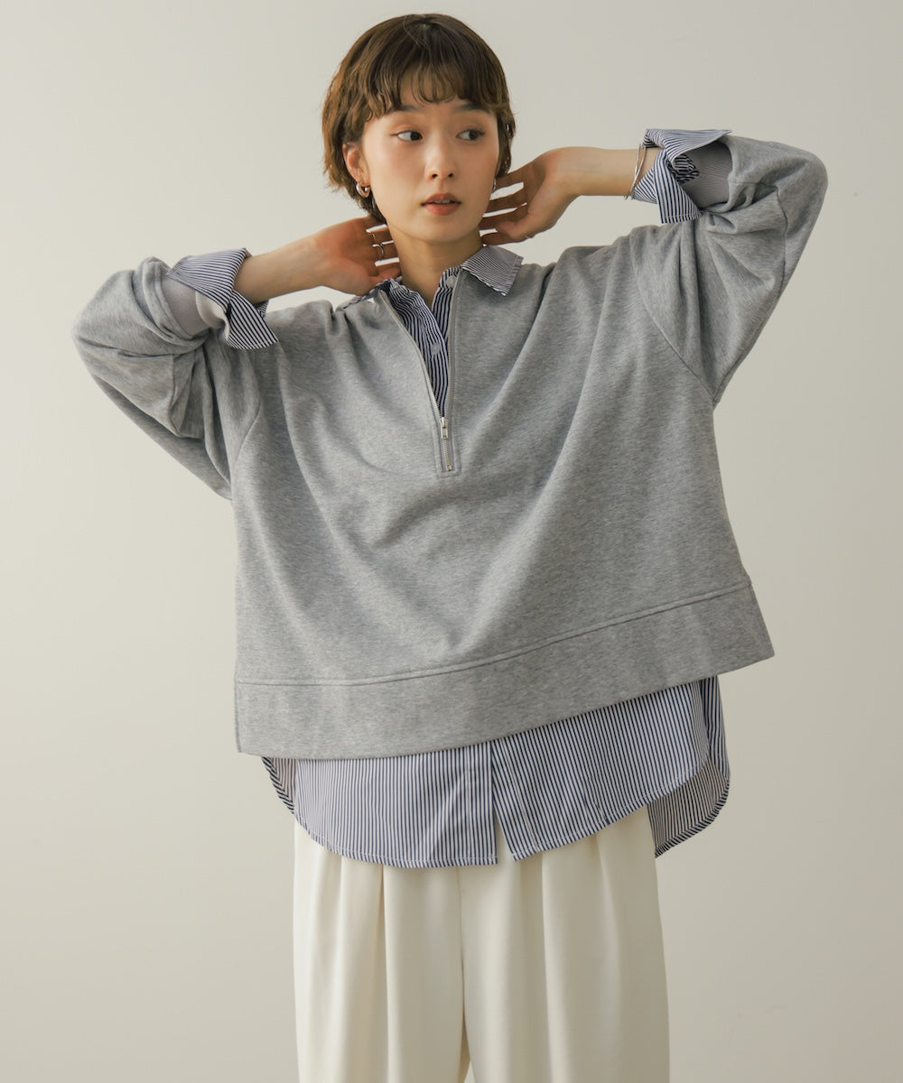 シャツSETハーフジップセット［9/25発送予定］