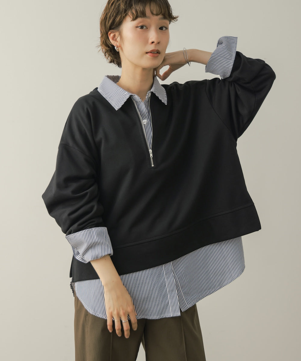 シャツSETハーフジップセット［9/25発送予定］