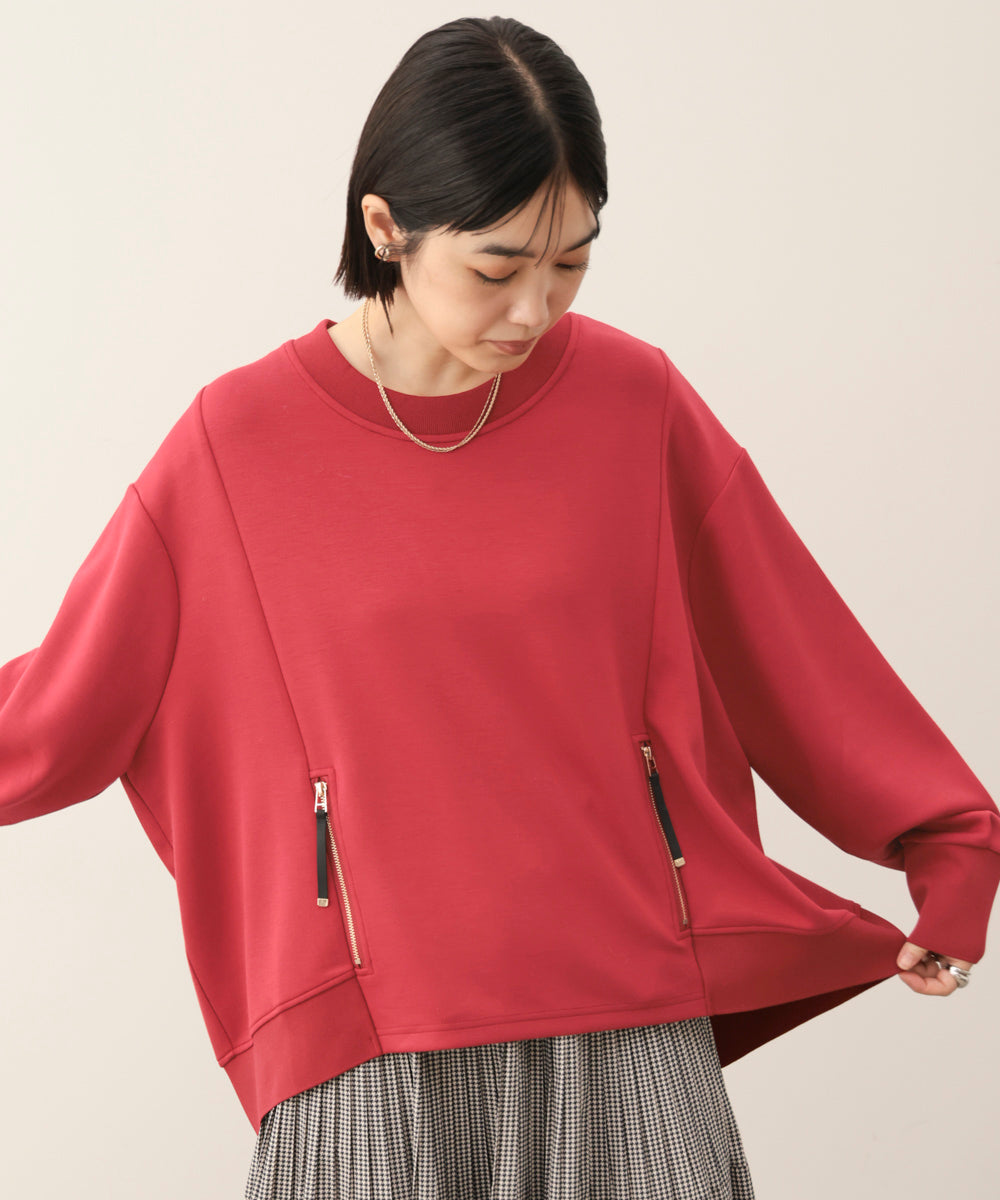 パウンドストレッチZipポケットプルオーバー［10/30発送予定］