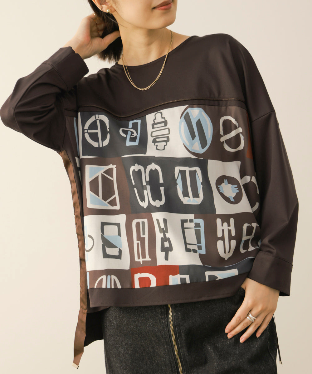 MOROCCOタイルTEXTILEプルオーバー［10/6発送予定］