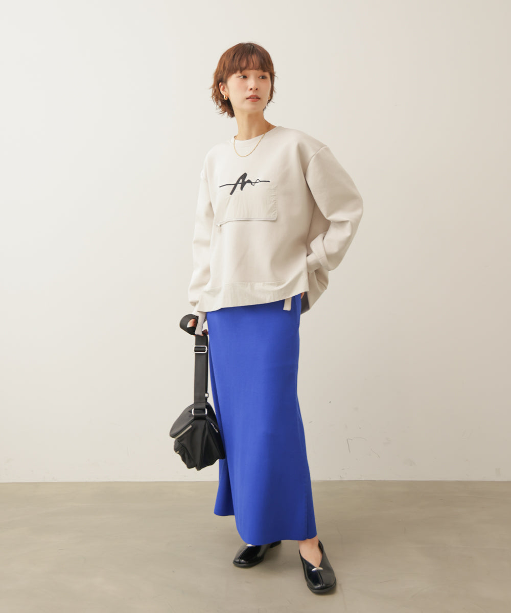 刺しゅうアンダーファスナープルオーバー［11/6発送予定］