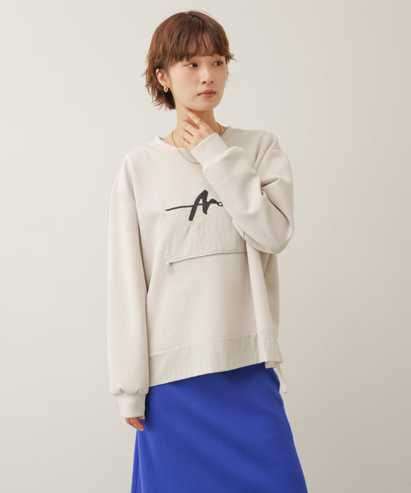刺しゅうアンダーファスナープルオーバー［11/6発送予定］