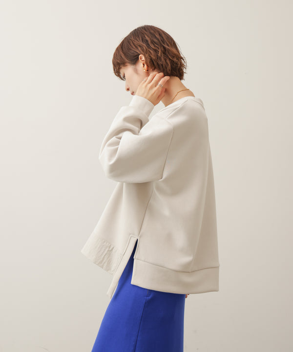 刺しゅうアンダーファスナープルオーバー［11/6発送予定］