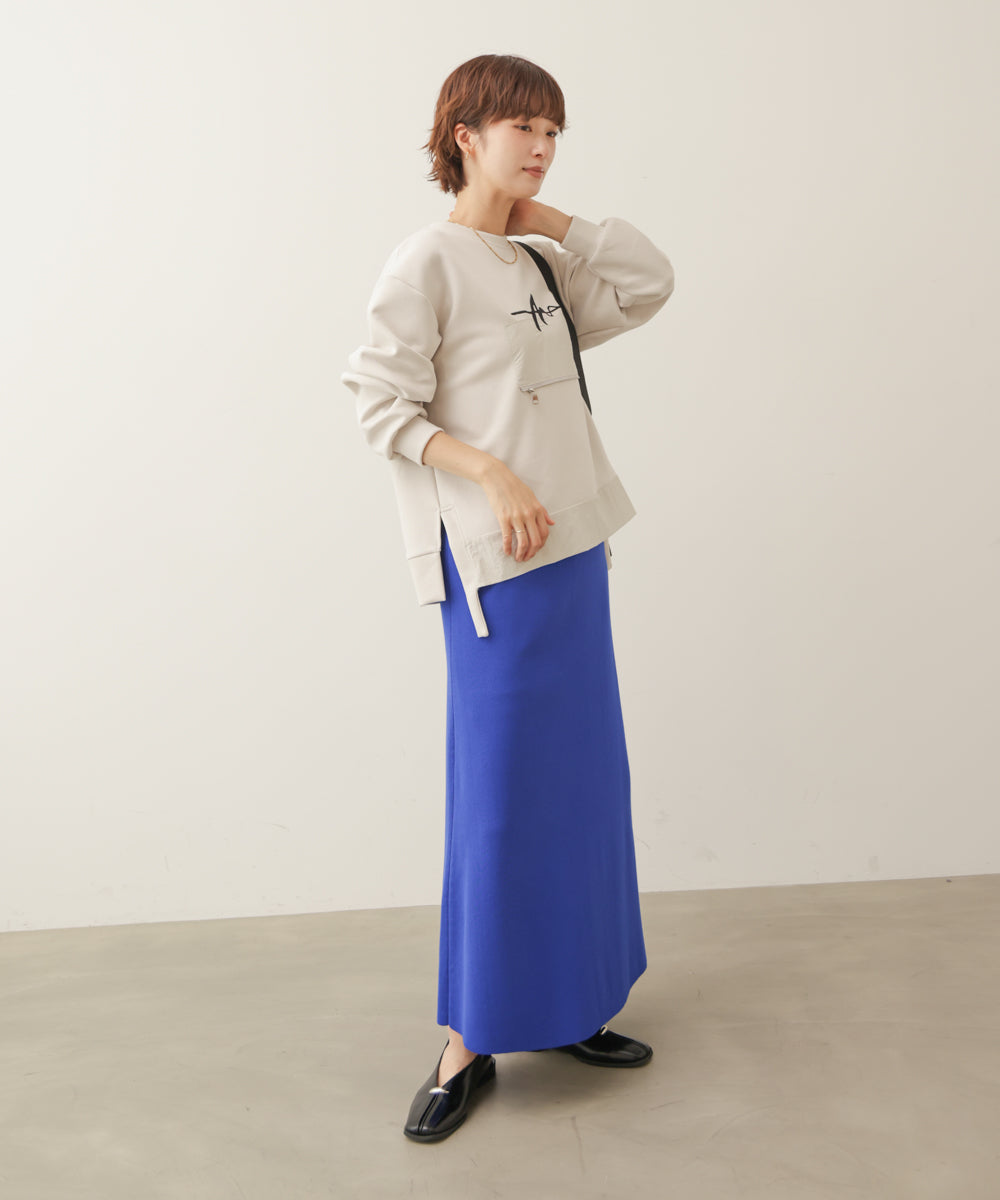 刺しゅうアンダーファスナープルオーバー［11/6発送予定］
