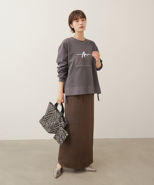 刺しゅうアンダーファスナープルオーバー［11/6発送予定］