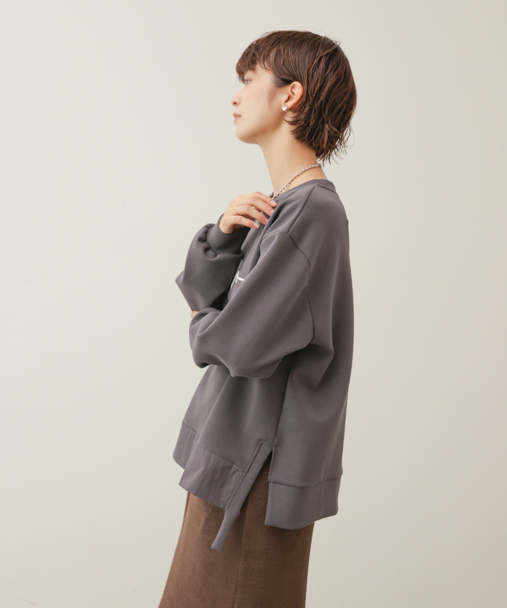 刺しゅうアンダーファスナープルオーバー［11/6発送予定］