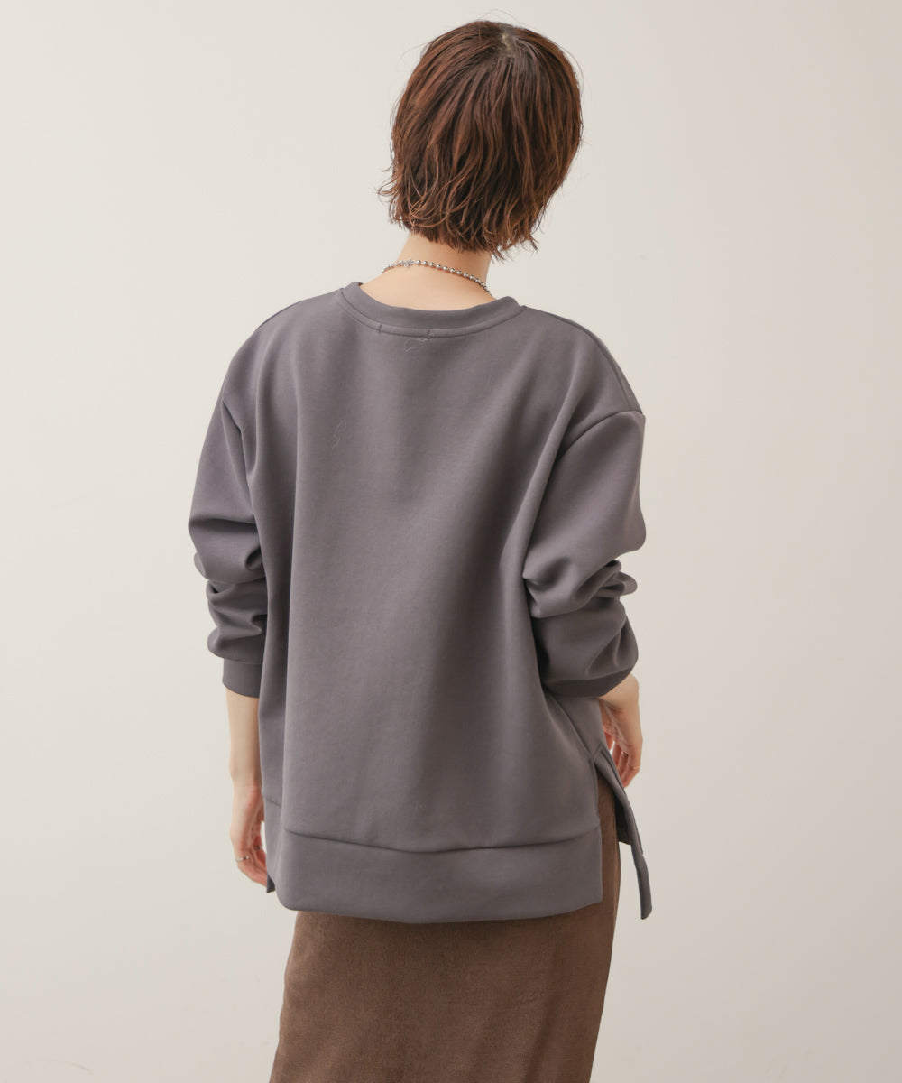 刺しゅうアンダーファスナープルオーバー［11/6発送予定］